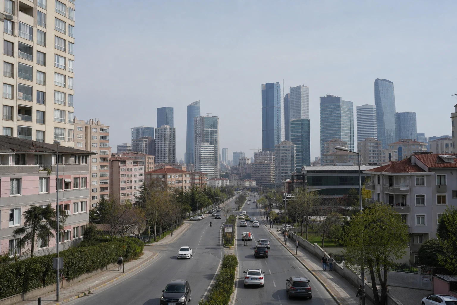 Ataşehir mahallelerinin yerleşim karakterini temsil eden görünüm