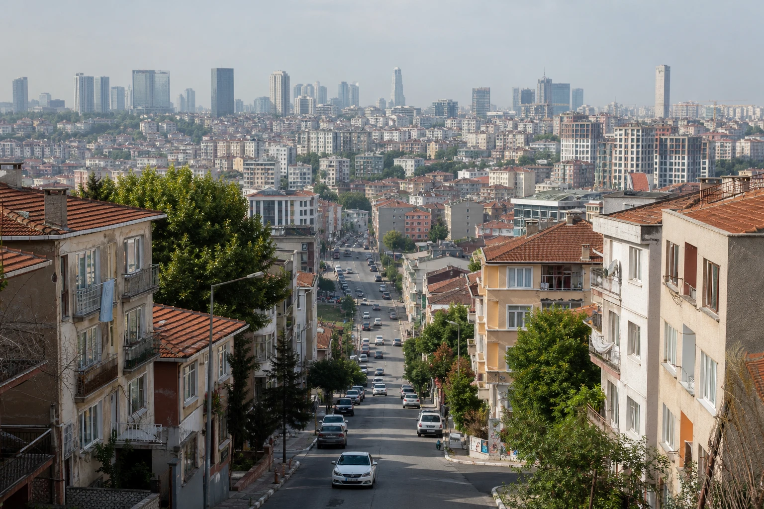 Ümraniye mahallelerinin yerleşim karakterini temsil eden görünüm